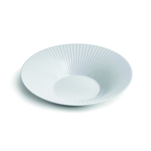 Balta porcelianinė sriubos lėkštė Kähler Design Hammershoi, ⌀ 26 cm