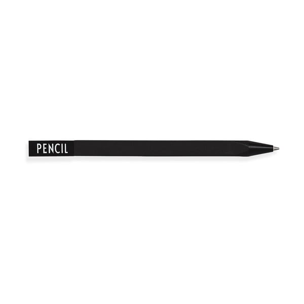 Juodos spalvos mažas pieštukas Design Letters Mecha