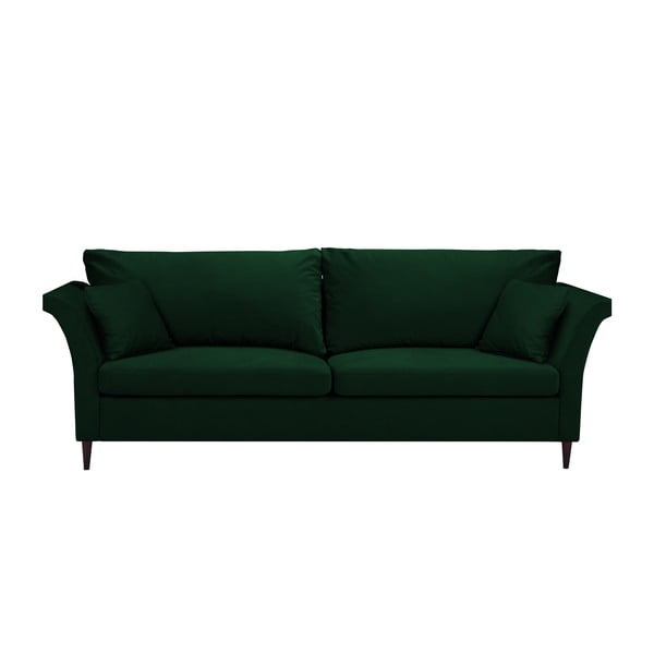 Žalia sofa-lova su daiktadėže Mazzini Sofos Pivoine