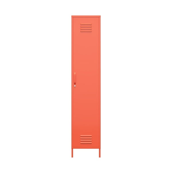 Oranžinė metalinė dėžutė Novogratz Cache, 38 x 185 cm