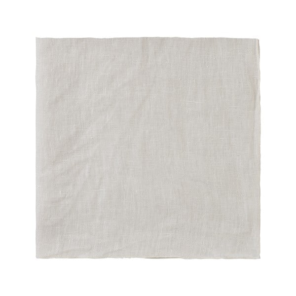 Kreminės baltos lininės servetėlės Blomus, 42 x 42 cm