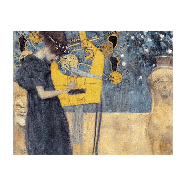 Paveikslo reprodukcija Gustav Klimt Music, 90 x 70 cm