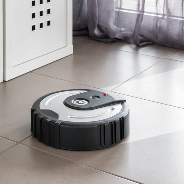 Juodas grindų valymo robotas InnovaGoods