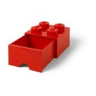 Raudona laikymo dėžė su LEGO® stalčiumi