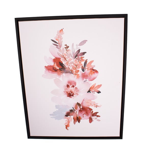 Paveikslas rėmelyje Dakls Pinky Flowers, 40 x 50 cm