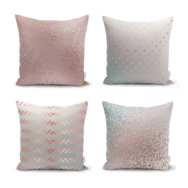 4 pagalvėlių užvalkalų rinkinys Minimalist Cushion Covers All About Pastel, 45 x 45 cm