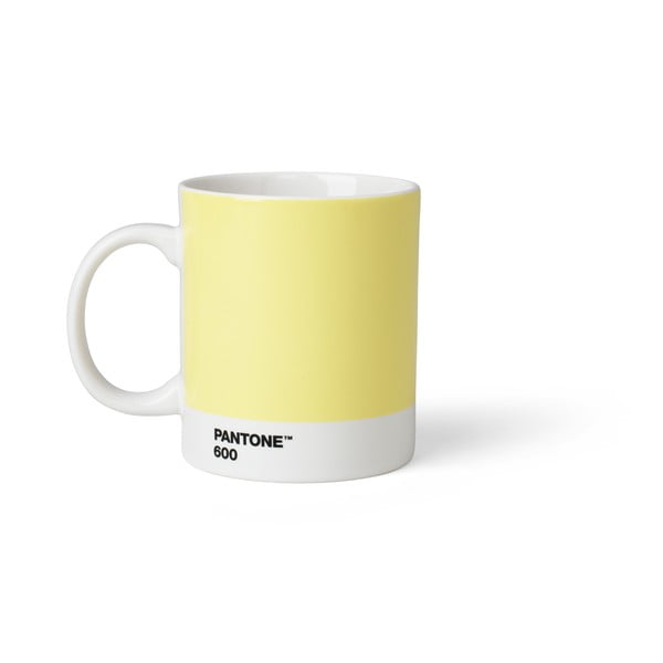 Šviesiai geltonas puodelis Pantone, 375 ml