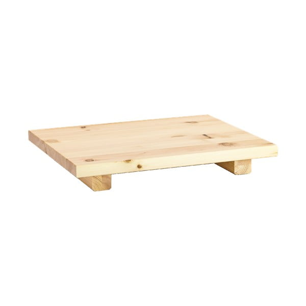 2 natūralios spalvos pušies medienos naktinių staliukų rinkinys Karup Design Dock Natural