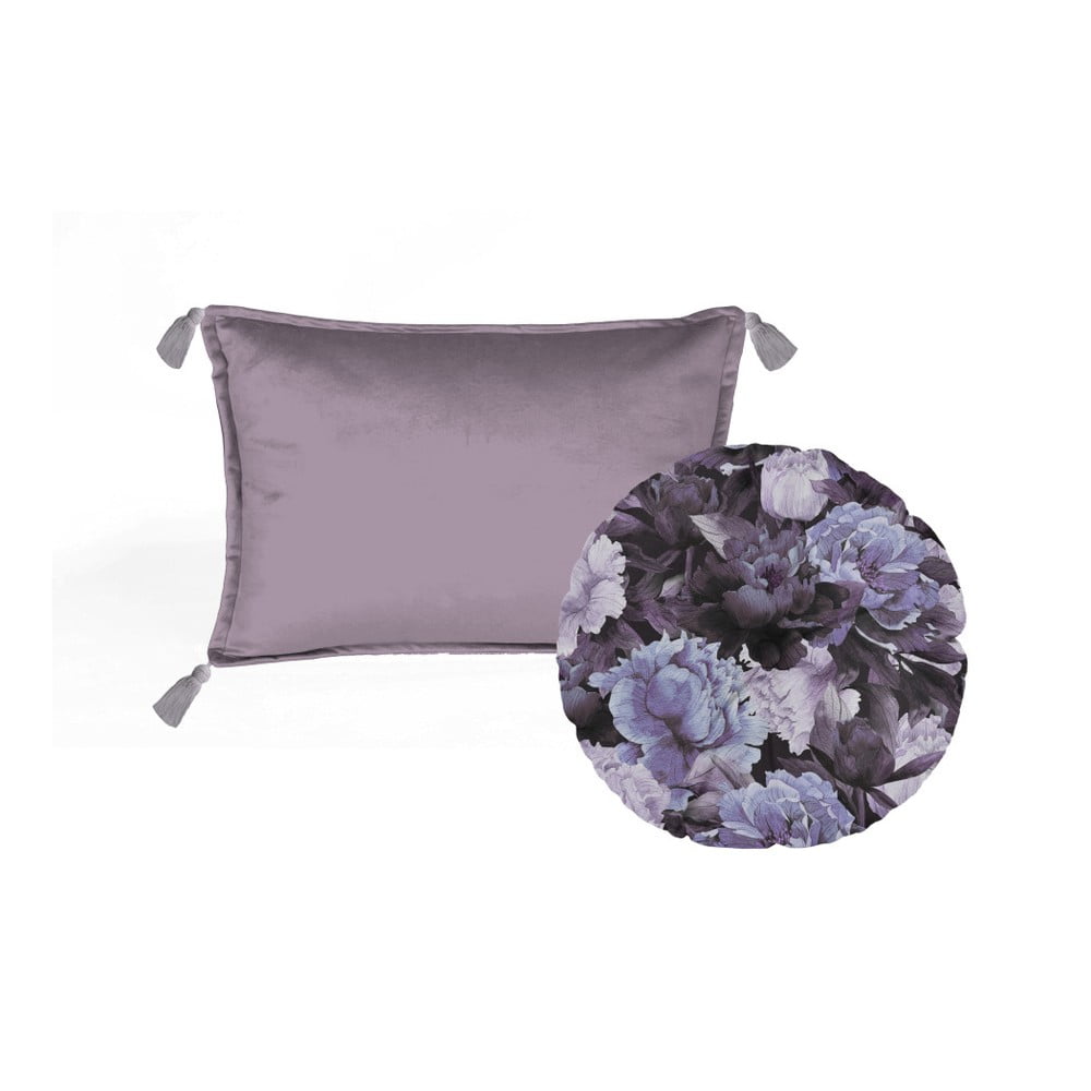 2 dekoratyvinių pagalvėlių rinkinys Velvet Atelier Violettino