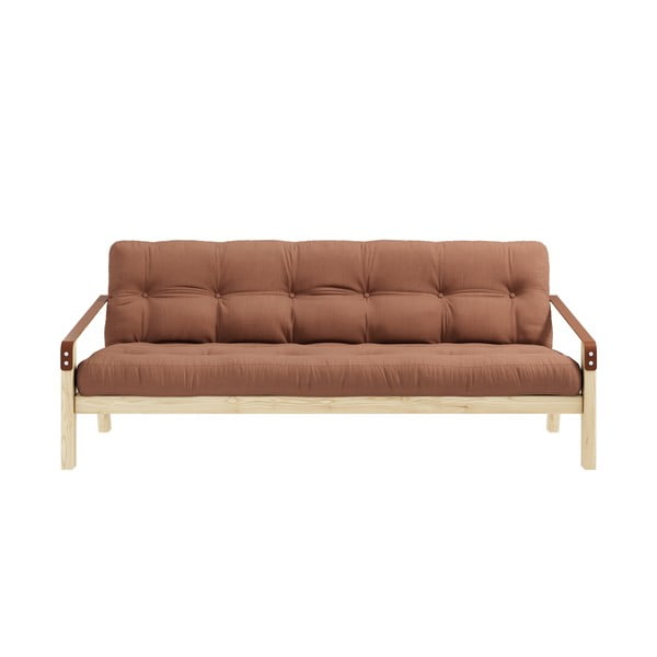 Sulankstoma sofa Karup Design Poetry Natural Clear/Clay Brown