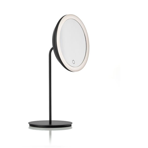 Juodas kosmetinis veidrodėlis Zone Eve, ø 18 cm