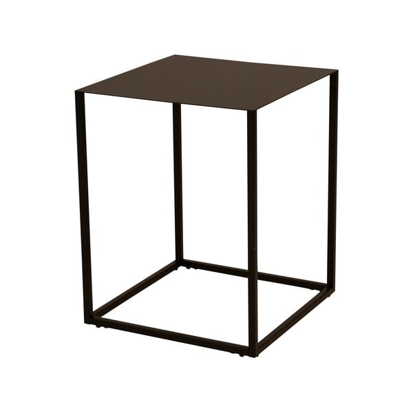 Juodos spalvos metalinis sandėliavimo staliukas Canett Lite, 40 x 40 cm