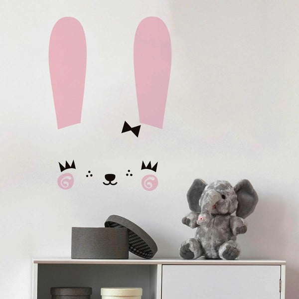 Sienų lipdukų rinkinys Ambiance Cute Bunny