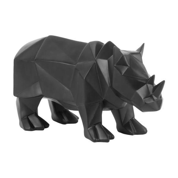 Matinės juodos spalvos dekoracija PT LIVING Origami Rhino