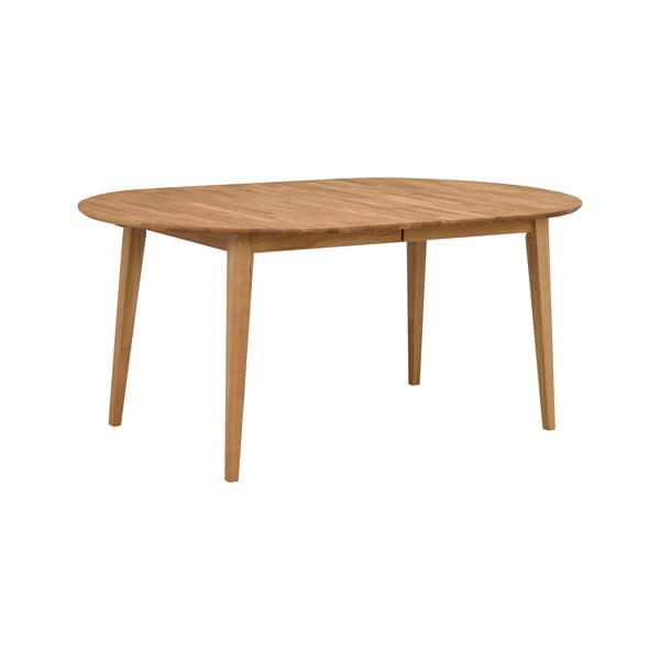 Ovalus ąžuolinis prailginamas valgomojo stalas Rowico Mimi, 170 x 105 cm