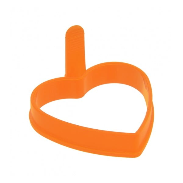 Oranžinė silikoninė forma Orion Heart