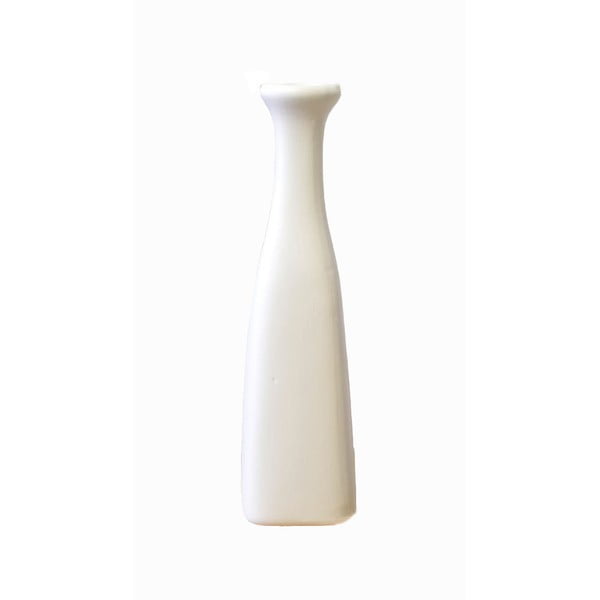 Balta keramikinė vaza Rulina Persei, aukštis 25 cm