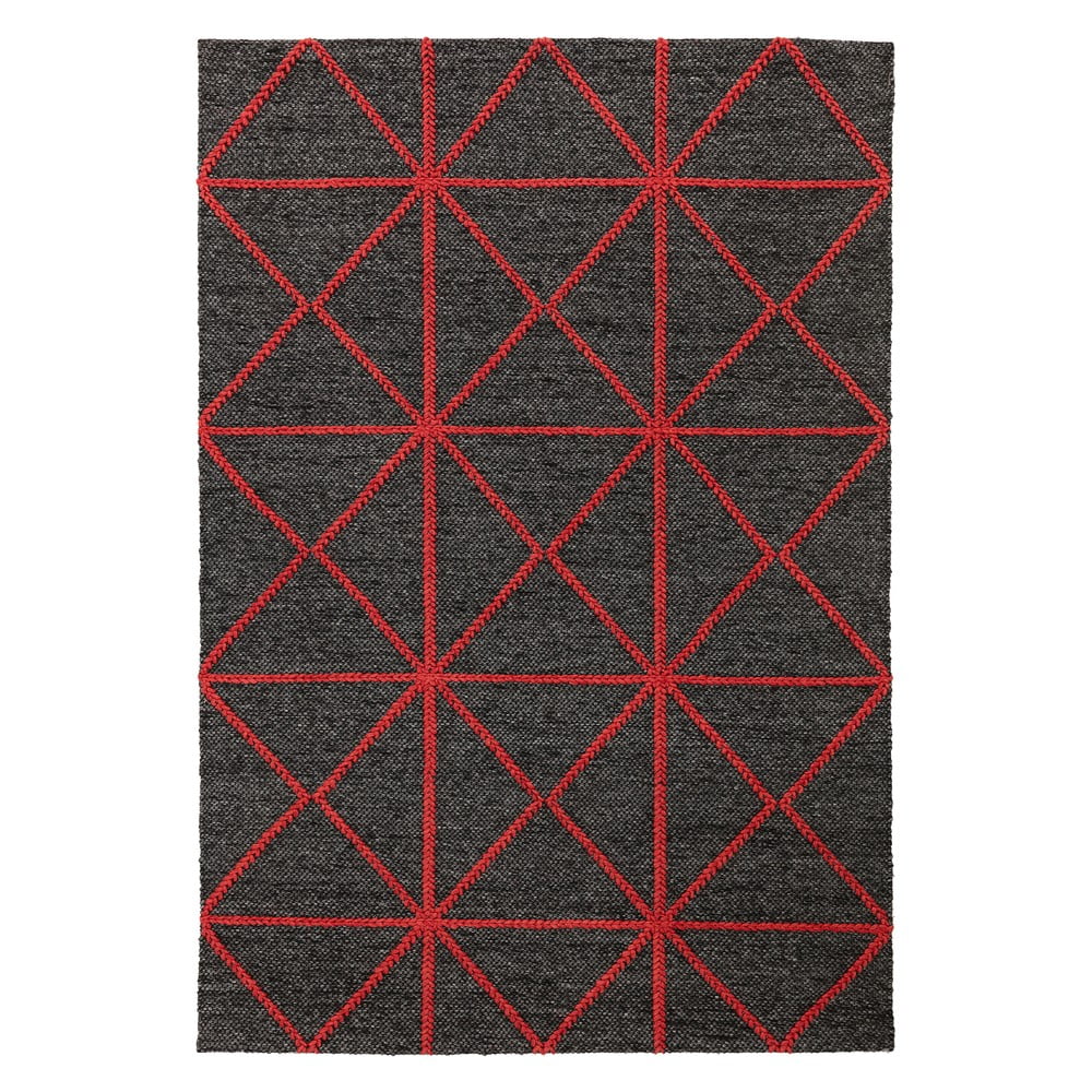 Juodai raudonas kilimas "Asiatic Carpets Prism", 160 x 230 cm