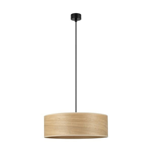 Pakabinamas šviestuvas iš ąžuolo medienos Sotto Luce TSURI XL, ø 45 cm