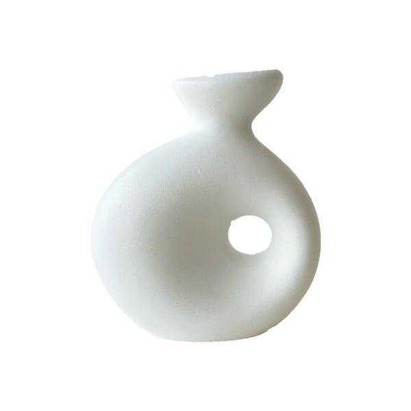 Balta keramikinė vaza Rulina Delta