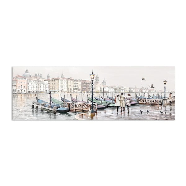 Paveikslas Styler Watercolor Venezia Gondole, 45 x 140 cm