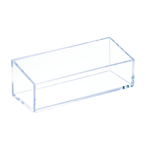 Skaidri dėžutė iDesign Clarity, 15 x 6 cm
