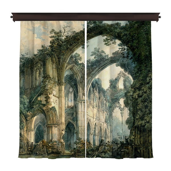 2 užuolaidų rinkinys Curtain Runna, 140 x 260 cm