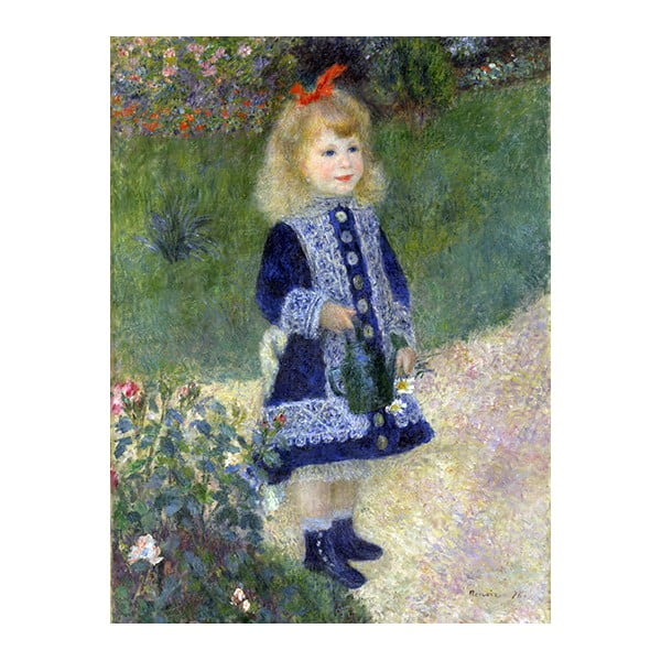 Auguste Renoir reprodukcija A Girl with a Watering Can, 30 x 40 cm