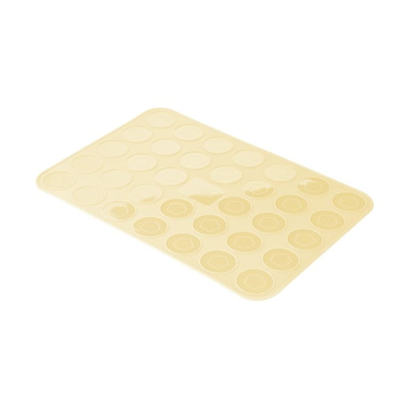 Geltonas silikoninis kilimėlis macarons kepimui Fackelmann Patisserie