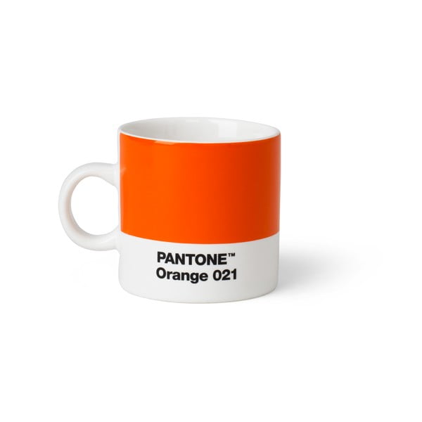 Oranžinis puodelis Pantone Espreso, 120 ml