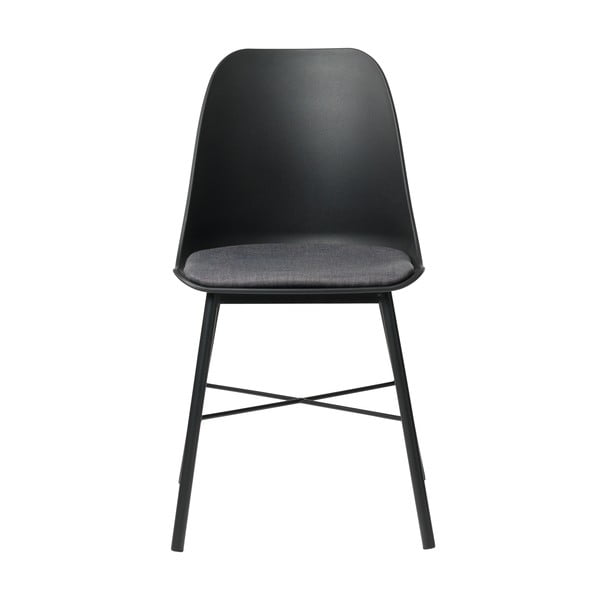 2 juodos ir pilkos spalvų kėdžių rinkinys Unique Furniture Whistler