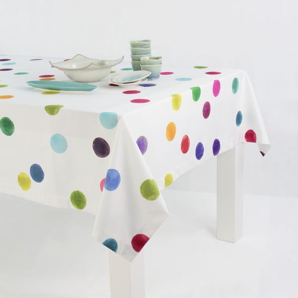 Medvilninė staltiesė Happy Friday Basic Confetti, 225 x 150 cm
