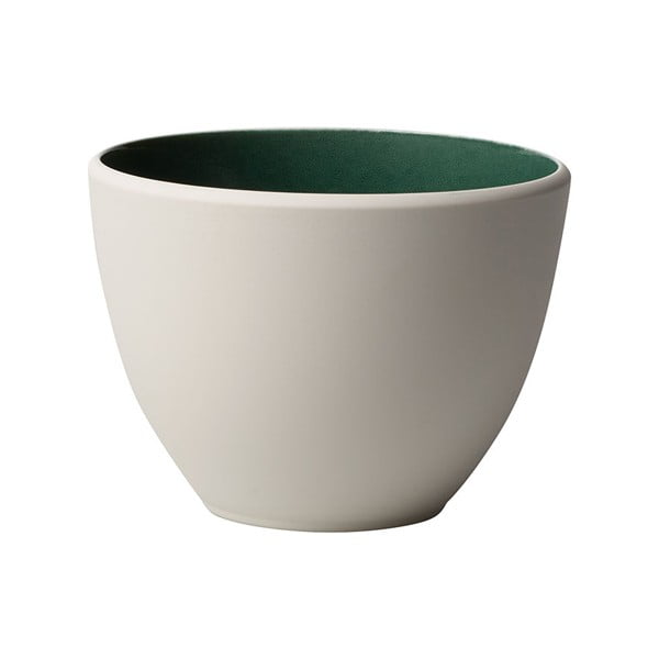 Baltas ir žalias porcelianinis puodelis Villeroy & Boch Uni, 450 ml