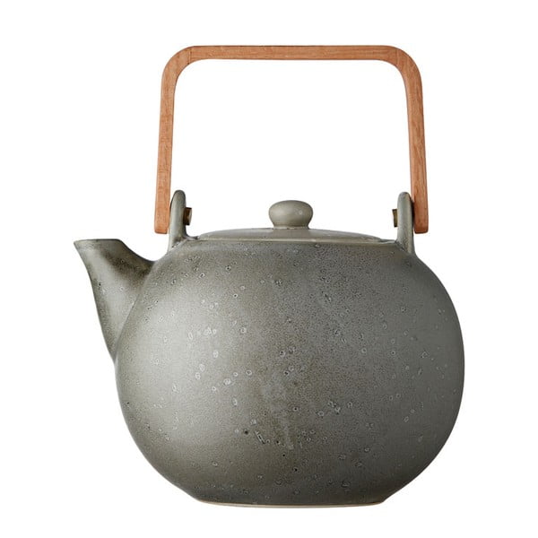 Pilkos spalvos keramikos arbatinukas Bitz Basics, 1,2 l