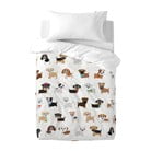 Vaikiškas medvilninis antklodės užvalkalas ir pagalvė Mr. Fox Dogs, 100 x 120 cm