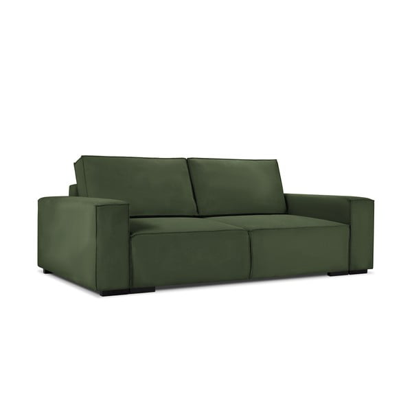 Žalia aksominė sofa-lova Mazzini Sofas Azalea