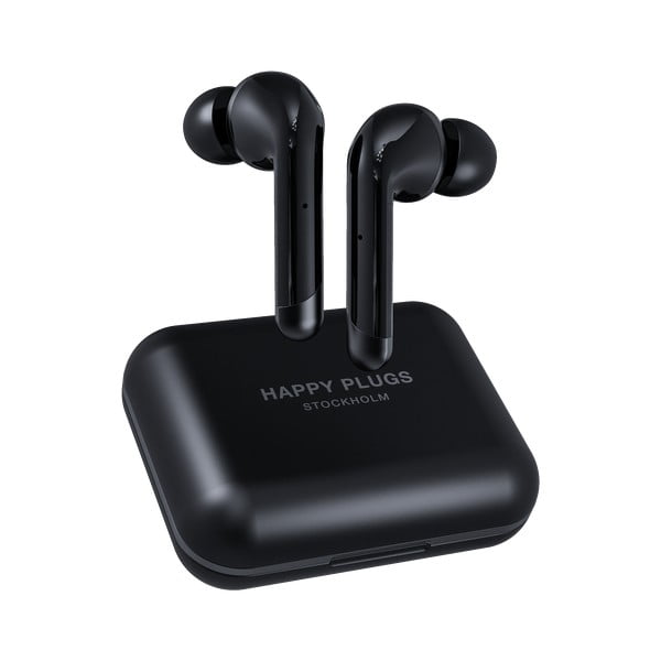 Juodos spalvos belaidės ausinės Happy Plugs Air 1 Plus In-Ear