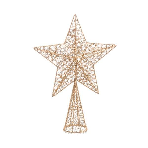 Aukso spalvos žvaigždė Kalėdų eglutės viršūnei Unimasa Estrella