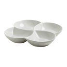 Baltas porcelianinis keturių dalių dubuo Maxwell & Williams Basic, 26,5 x 26,5 cm