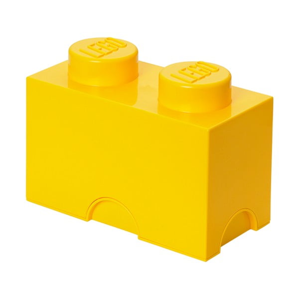 Geltona dviguba kvadratinė daiktadėžė LEGO®