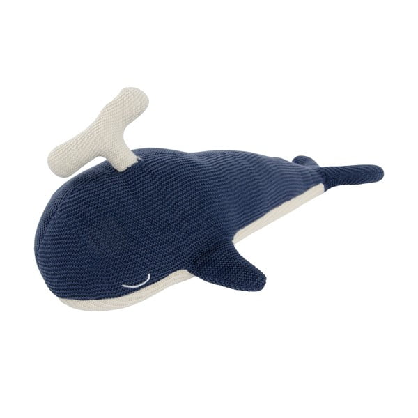 Mėlynos ir baltos spalvos žaislas Kindsgut Whale