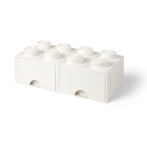 Balta laikymo dėžė su dviem stalčiais LEGO®