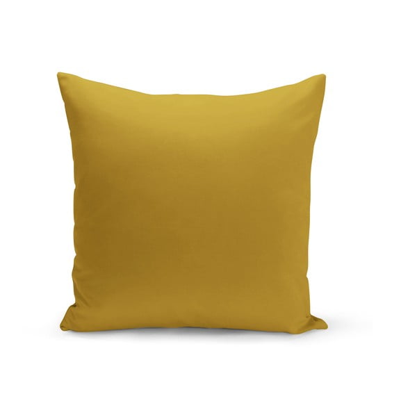 Tamsiai geltona pagalvėlė su užpildu Lisa, 43 x 43 cm