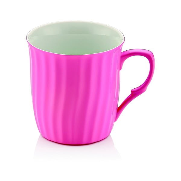 Rožinis porcelianinis puodelis Efrasia