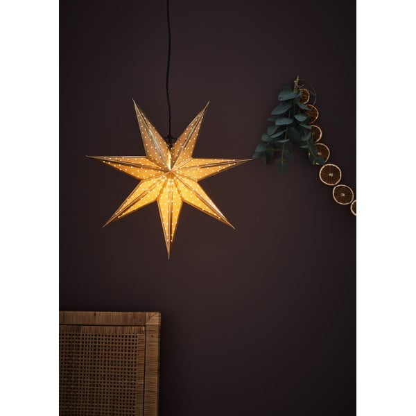 Aukso spalvos kalėdinė dekoracija Markslöjd Glitter, ilgis 45 cm
