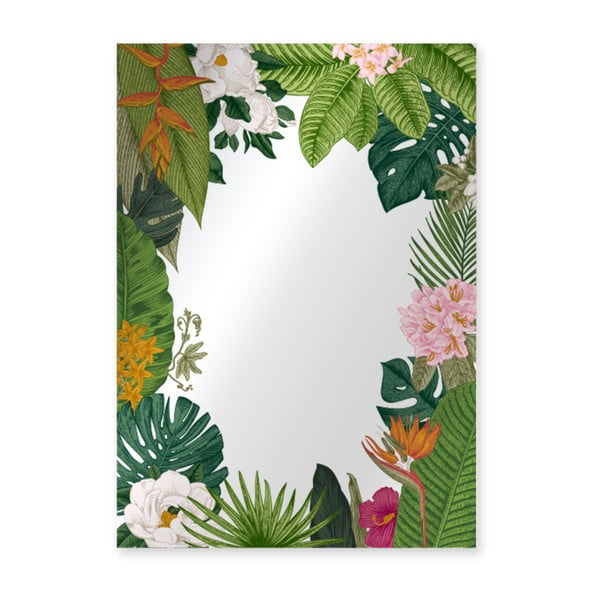 Sieninis veidrodis Surdic Espejo Decorado Tropical Frame, 50 x 70 cm
