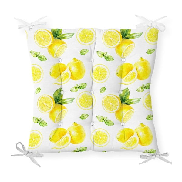 Minimalistiniai pagalvėlių užvalkalai Pjaustyta citrina, 40 x 40 cm