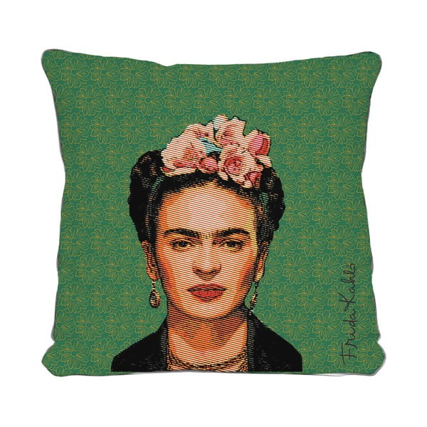 Žalia pagalvė Madre Selva Frida, 45 x 45 cm