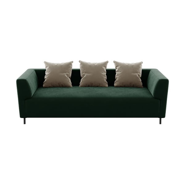 Žalios spalvos aksominė sofa Ghado Nosto