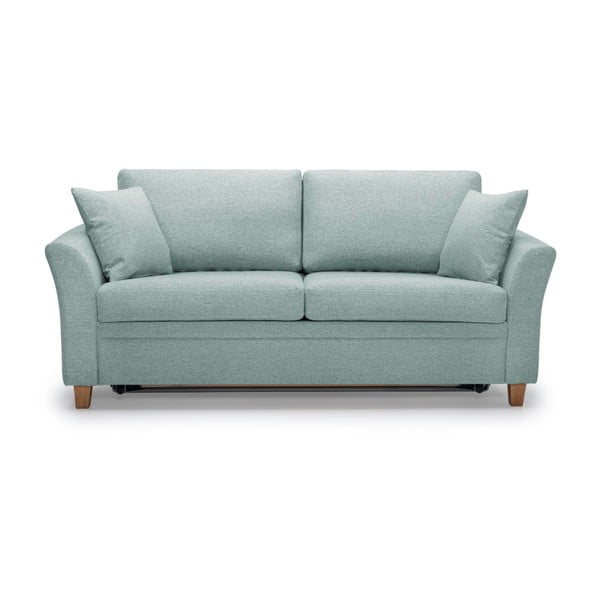 Mėtų žalios spalvos sofa-lova Scandic Sonia
